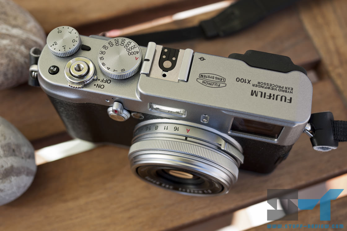 Fujifilm X100 digital camera - top front