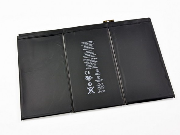 3rd generation iPad teardown 43Whr battery pack