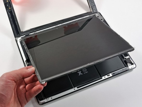 3rd generation iPad teardown lifting the retina display