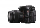 Sony SLT-A65 digital camera - front side with 18-55mm kit lens