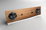 Jarre Technologies AeroPad Two iPad speaker dock in bamboo