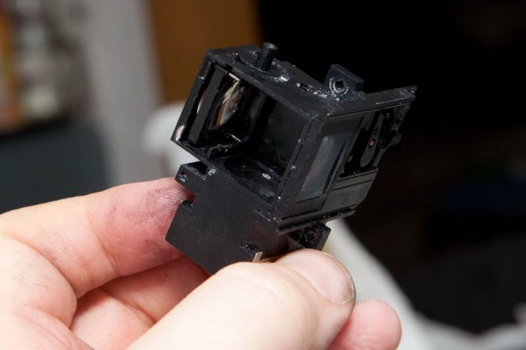 Fujifilm X100 teardown hybrid viewfinder