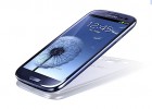 Samsung Galaxy S III front side blue