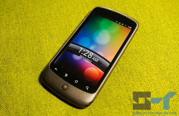 Nexus One unlock screen