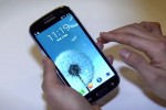 Samsung Galaxy S III in hand