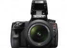 Sony SLT-A37 front flash up