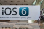 White banner with iOS 6 signage