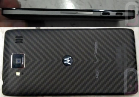 Motorola DROID RAZR HD back and side