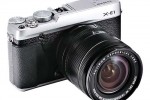 Fujifilm X-E1 silver with XF18-55mm lens