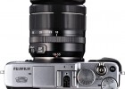 Fujifilm X-E1 with XF 18-55mm zoom lens silver top