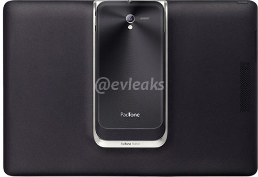 ASUS Padfone 2 docked in tablet