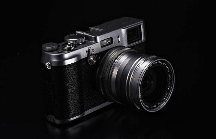 Fujifilm X100S digital camera with the wide conversion adapter